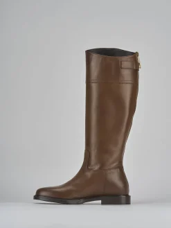 Discount Stivali tacco 2cm pelle Donna Stivali Tacco Basso