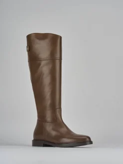 Discount Stivali tacco 2cm pelle Donna Stivali Tacco Basso