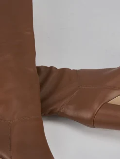 Hot Stivali tacco 9cm pelle Donna Stivali Tacco Alto