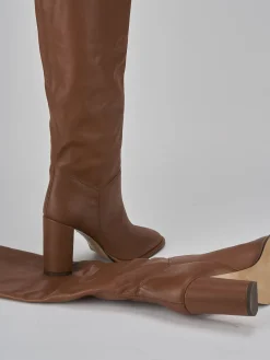 Hot Stivali tacco 9cm pelle Donna Stivali Tacco Alto