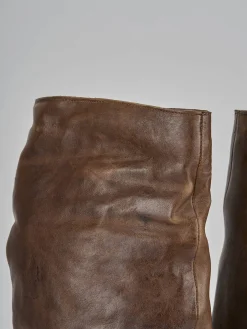 Outlet Stivali tacco 6cm pelle Donna Stivali Tacco Alto