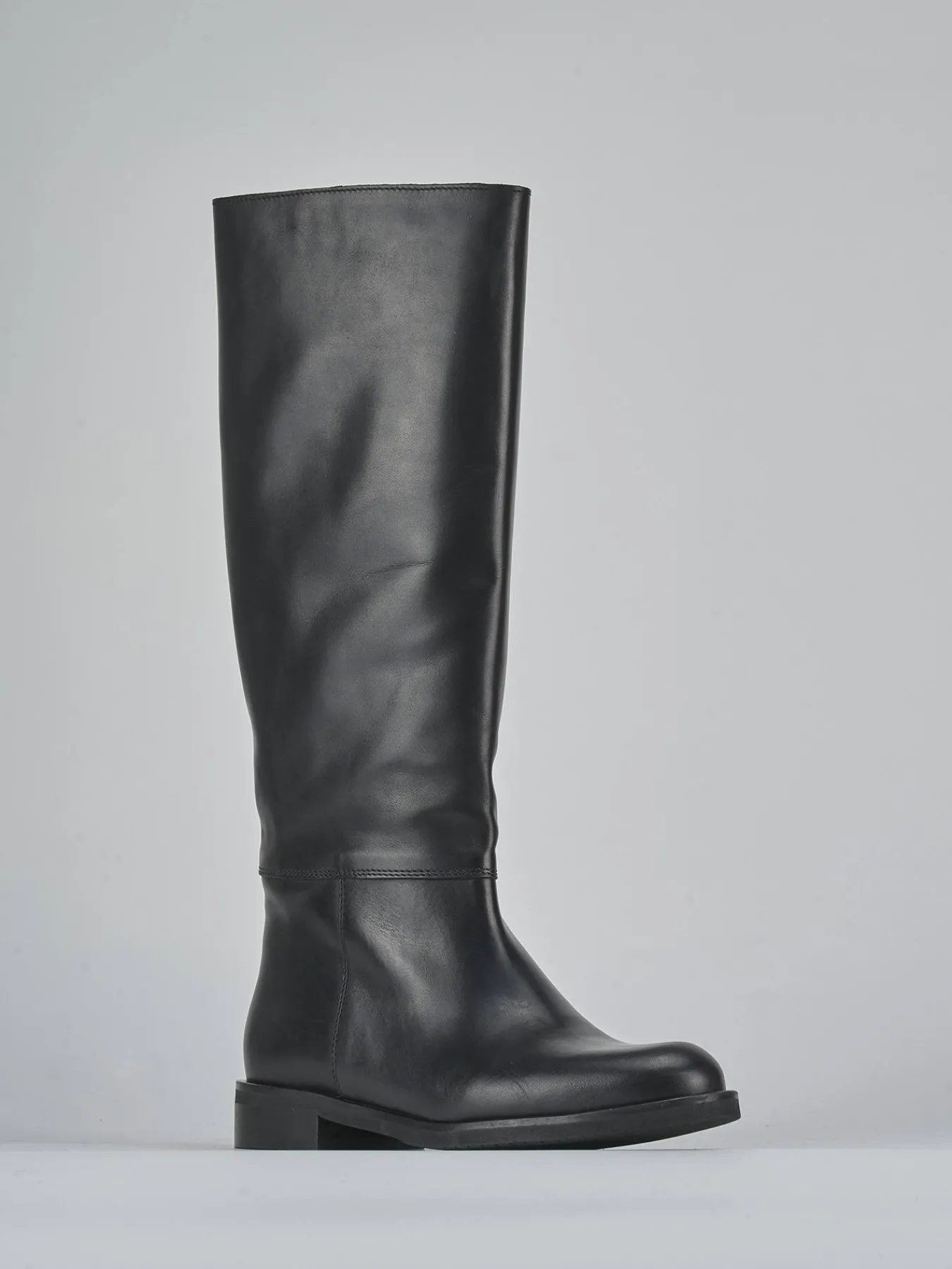 Best Stivali tacco 2cm pelle Donna Stivali Tacco Basso