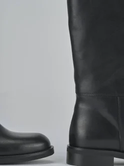 Best Stivali tacco 2cm pelle Donna Stivali Tacco Basso