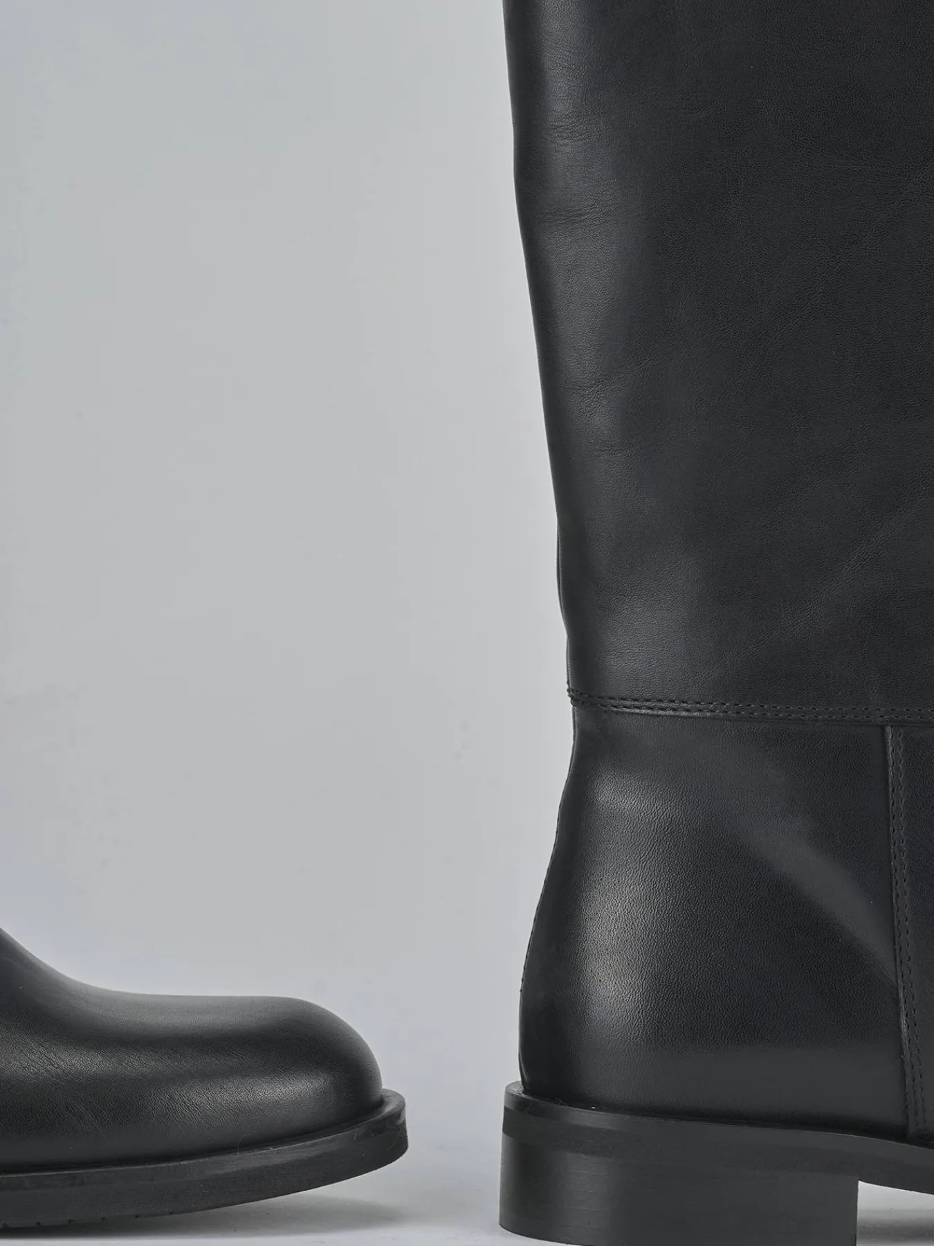 Best Stivali tacco 2cm pelle Donna Stivali Tacco Basso