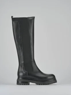 Online Stivali tacco 3cm pelle Donna Stivali Tacco Basso