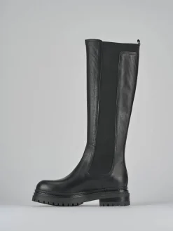 Online Stivali tacco 3cm pelle Donna Stivali Tacco Basso