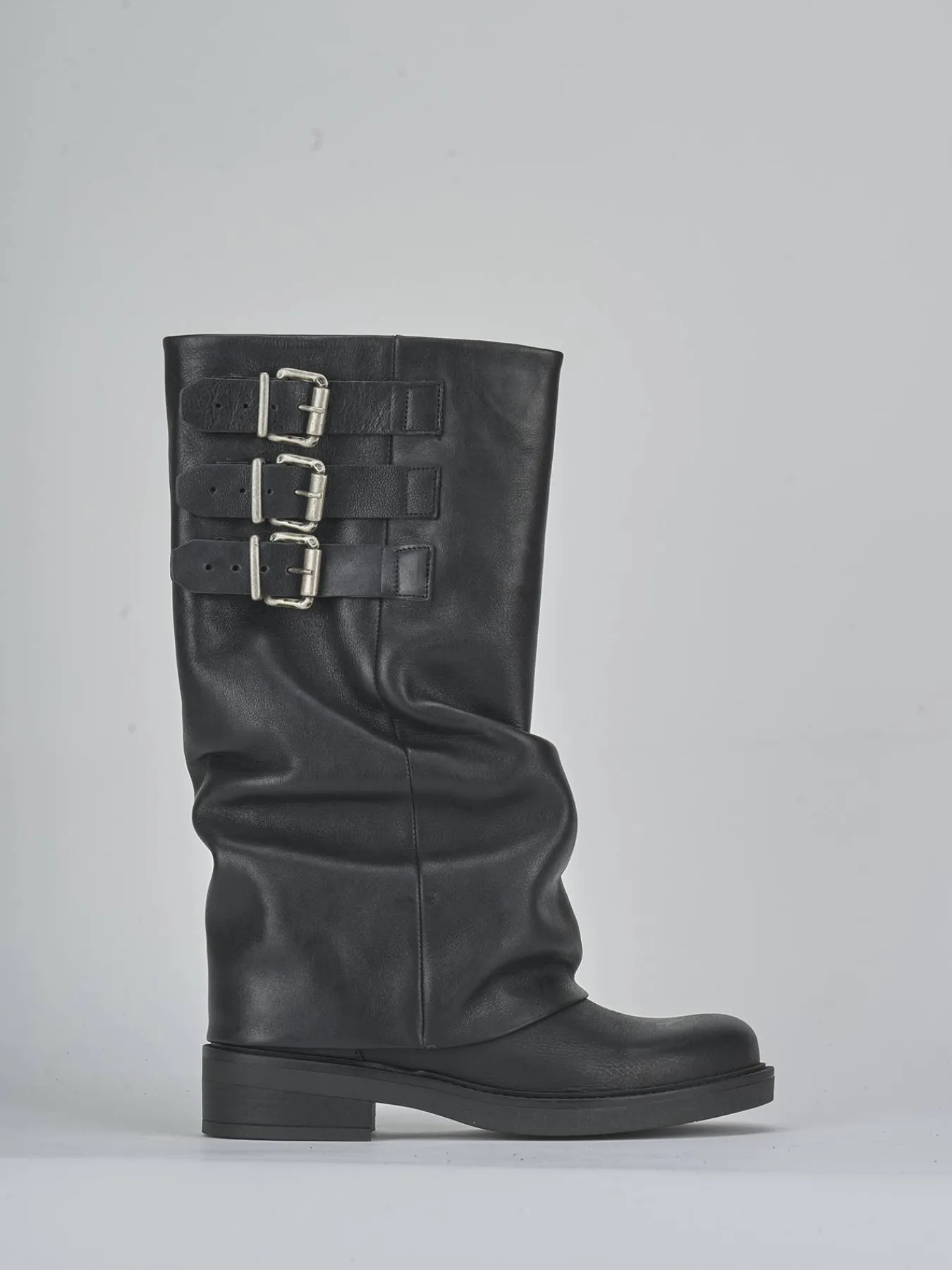 Best Stivali tacco 3cm pelle Donna Stivali Tacco Basso