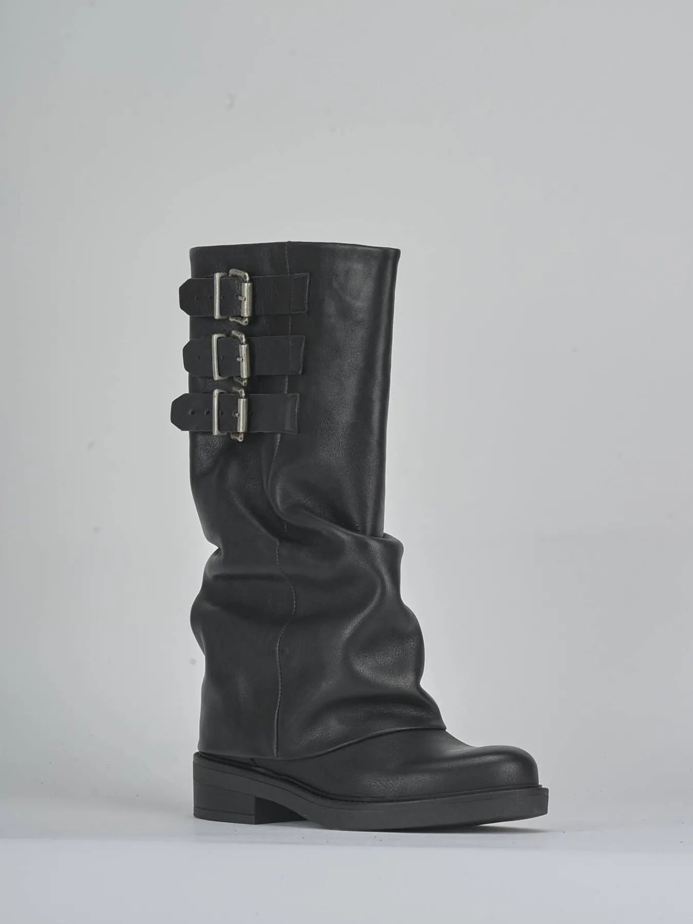 Best Stivali tacco 3cm pelle Donna Stivali Tacco Basso