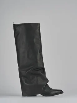 Hot Stivali tacco 7cm pelle Donna Stivali Tacco Alto