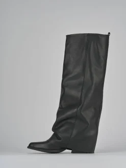 Hot Stivali tacco 7cm pelle Donna Stivali Tacco Alto