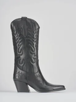 Clearance Stivali tacco 6cm pelle Donna Stivali Tacco Alto