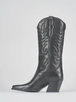 Clearance Stivali tacco 6cm pelle Donna Stivali Tacco Alto