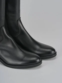 Outlet Stivali tacco 4cm pelle Donna Stivali Tacco Basso