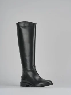 Discount Stivali tacco 3cm pelle Donna Stivali Tacco Basso