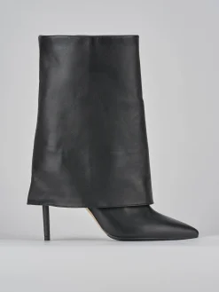 Outlet Stivali tacco 11cm pelle Donna Stivali Tacco Alto