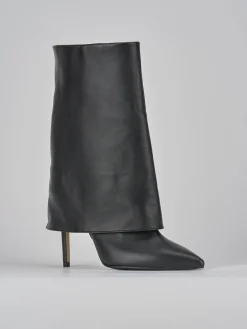 Outlet Stivali tacco 11cm pelle Donna Stivali Tacco Alto