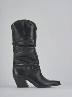 New Stivali tacco 6cm pelle Donna Stivali Tacco Alto