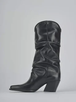 New Stivali tacco 6cm pelle Donna Stivali Tacco Alto