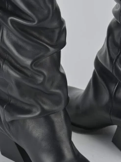 New Stivali tacco 6cm pelle Donna Stivali Tacco Alto