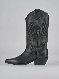 Best Stivali tacco 5cm pelle Donna Stivali Tacco Alto