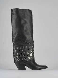 Clearance Stivali tacco 6cm pelle Donna Stivali Tacco Alto