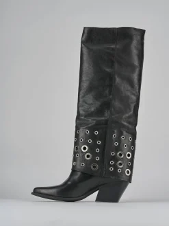 Clearance Stivali tacco 6cm pelle Donna Stivali Tacco Alto