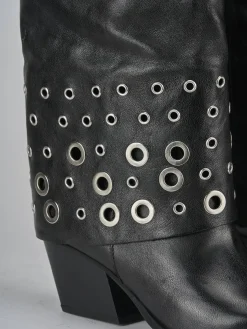 Clearance Stivali tacco 6cm pelle Donna Stivali Tacco Alto