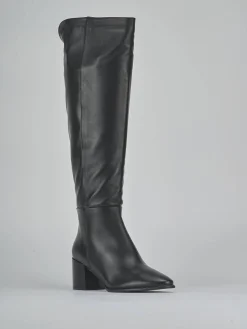 Stivali tacco 6cm pelle Donna Stivali Tacco Alto