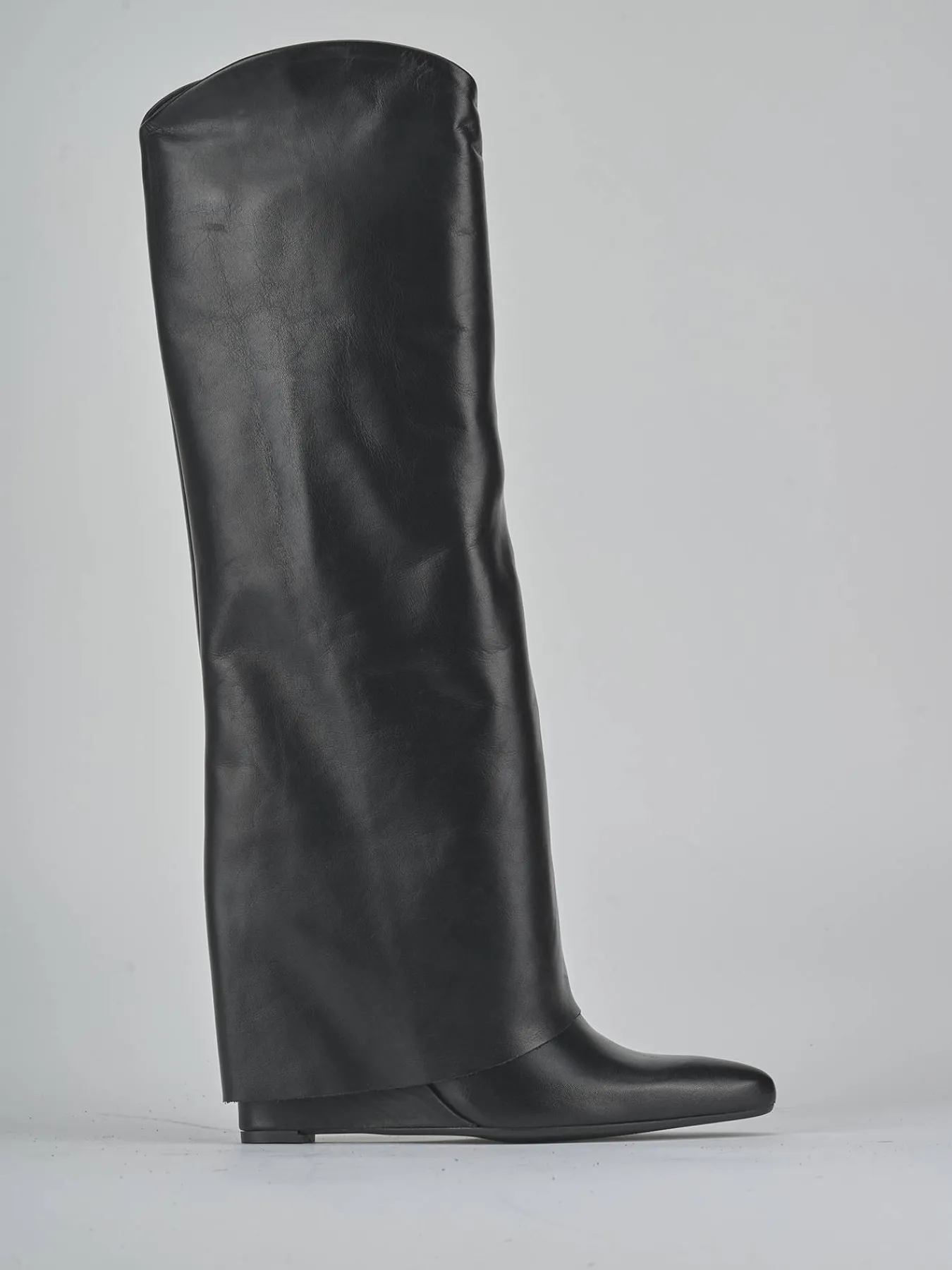 Hot Stivali tacco 10cm pelle Donna Stivali Tacco Alto