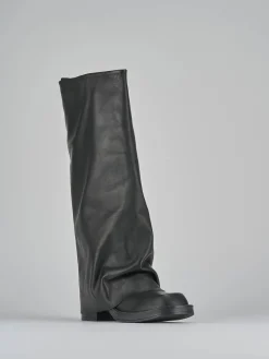 Clearance Stivali tacco 3cm pelle Donna Stivali Tacco Basso