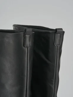 Clearance Stivali tacco 3cm pelle Donna Stivali Tacco Basso