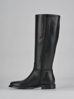 Online Stivali tacco 2cm pelle Donna Stivali Tacco Basso