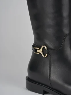 Online Stivali tacco 2cm pelle Donna Stivali Tacco Basso