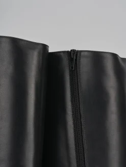 Online Stivali tacco 2cm pelle Donna Stivali Tacco Basso