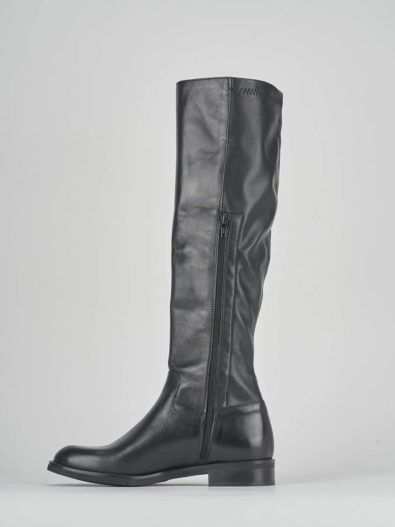 Best Stivali tacco 2cm pelle Donna Stivali Tacco Basso