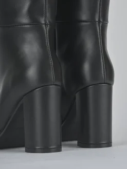 Online Stivali tacco 9cm pelle Donna Stivali Tacco Alto