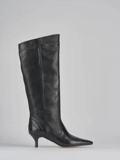 New Stivali tacco 5cm pelle Donna Stivali Tacco Alto