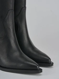 New Stivali tacco 9cm pelle Donna Stivali Tacco Alto