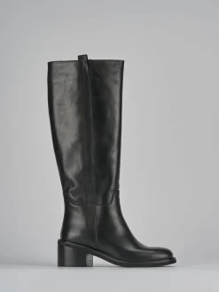 New Stivali tacco 5cm pelle Donna Stivali Tacco Alto