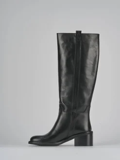 New Stivali tacco 5cm pelle Donna Stivali Tacco Alto