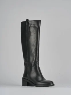 New Stivali tacco 5cm pelle Donna Stivali Tacco Alto