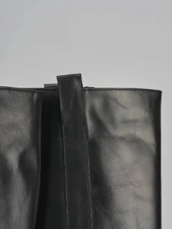 New Stivali tacco 5cm pelle Donna Stivali Tacco Alto