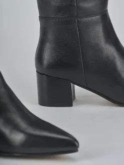 Stivali tacco 5cm pelle Donna Stivali Tacco Alto