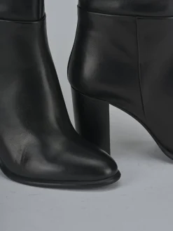 Outlet Stivali tacco 8cm pelle Donna Stivali Tacco Alto