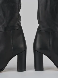 Sale Stivali tacco 9cm pelle Donna Stivali Tacco Alto