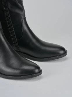 Sale Stivali tacco 2cm pelle Donna Stivali Tacco Basso