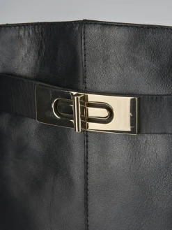 Clearance Stivali tacco 8cm pelle Donna Stivali Tacco Alto