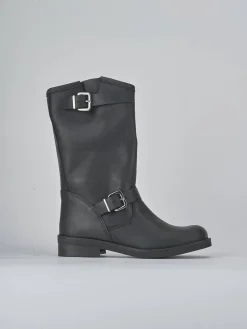 Discount Stivali tacco 3cm pelle Donna Stivali Tacco Basso