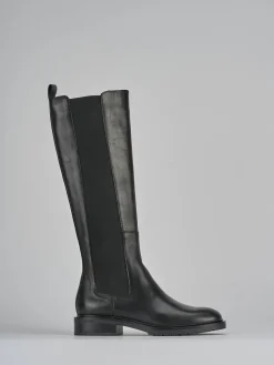 Clearance Stivali tacco 2cm pelle Donna Stivali Tacco Basso