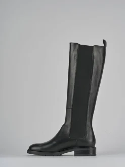 Clearance Stivali tacco 2cm pelle Donna Stivali Tacco Basso